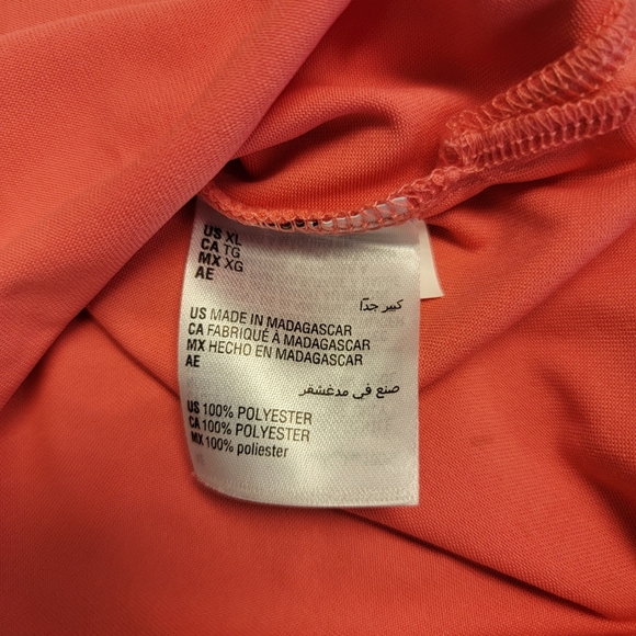 Karen Scott Workout Tank Top Womens size XL Pink Sleeveless Moisture Wick - Picture 6 of 7